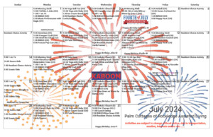 July 2024 event calendar