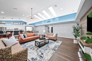 Palm Cottages common area