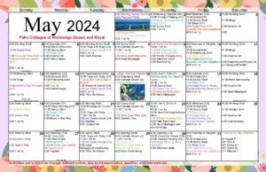 May 2024 activities calendar