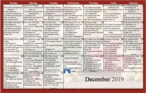 Palm Cottages - Calendar