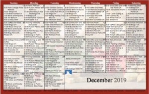 Palm Cottages - Calendar