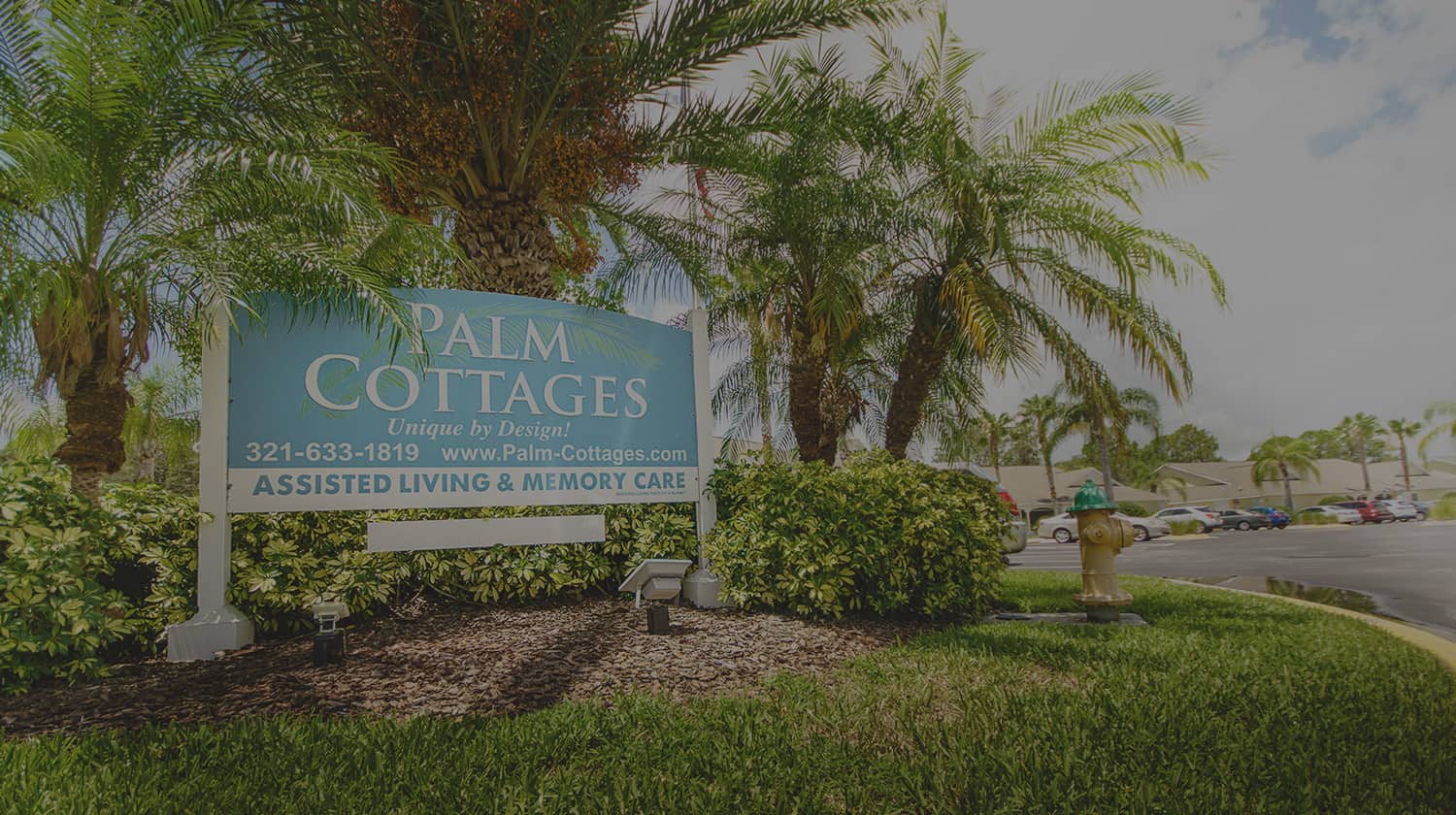 full_sign-1500 Palm Cottage assisted living facility exterior with sign