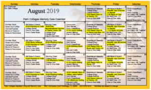 Palm Cottages - Calendar