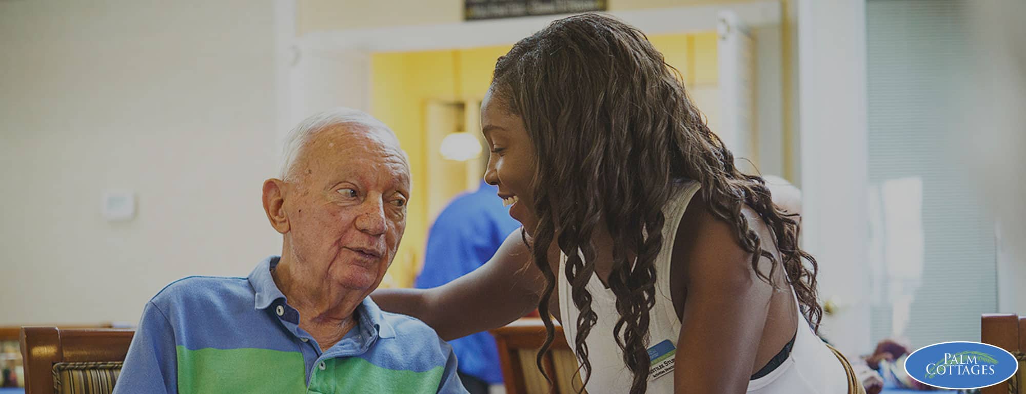 qol_bg memory care resident with care giver
